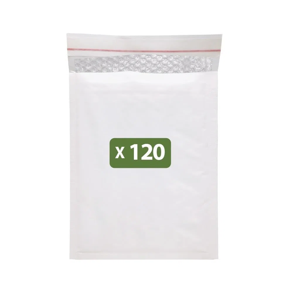 Loto de 120 sobres A5-21x15 cm - kraft y burbujas - Pack & Move