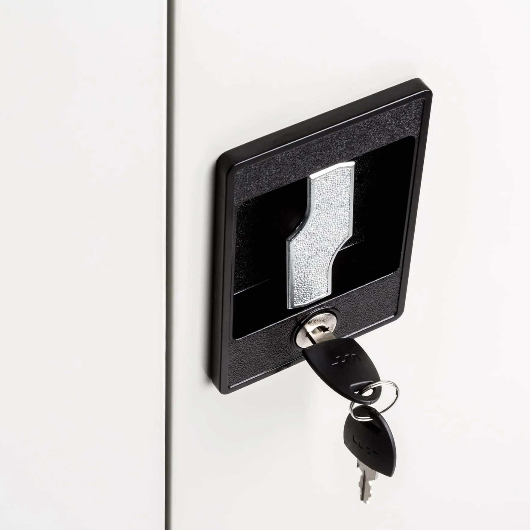 tectake® Armario Metalico Archivador Oficina, Mueble de Acero con Revestimiento en Polvo, con 2 Puertas y Cierre Seguridad, Armario Almacenaje, Muebles Oficina - 2 Estanterías 40 x 90 x 180 cm Gris