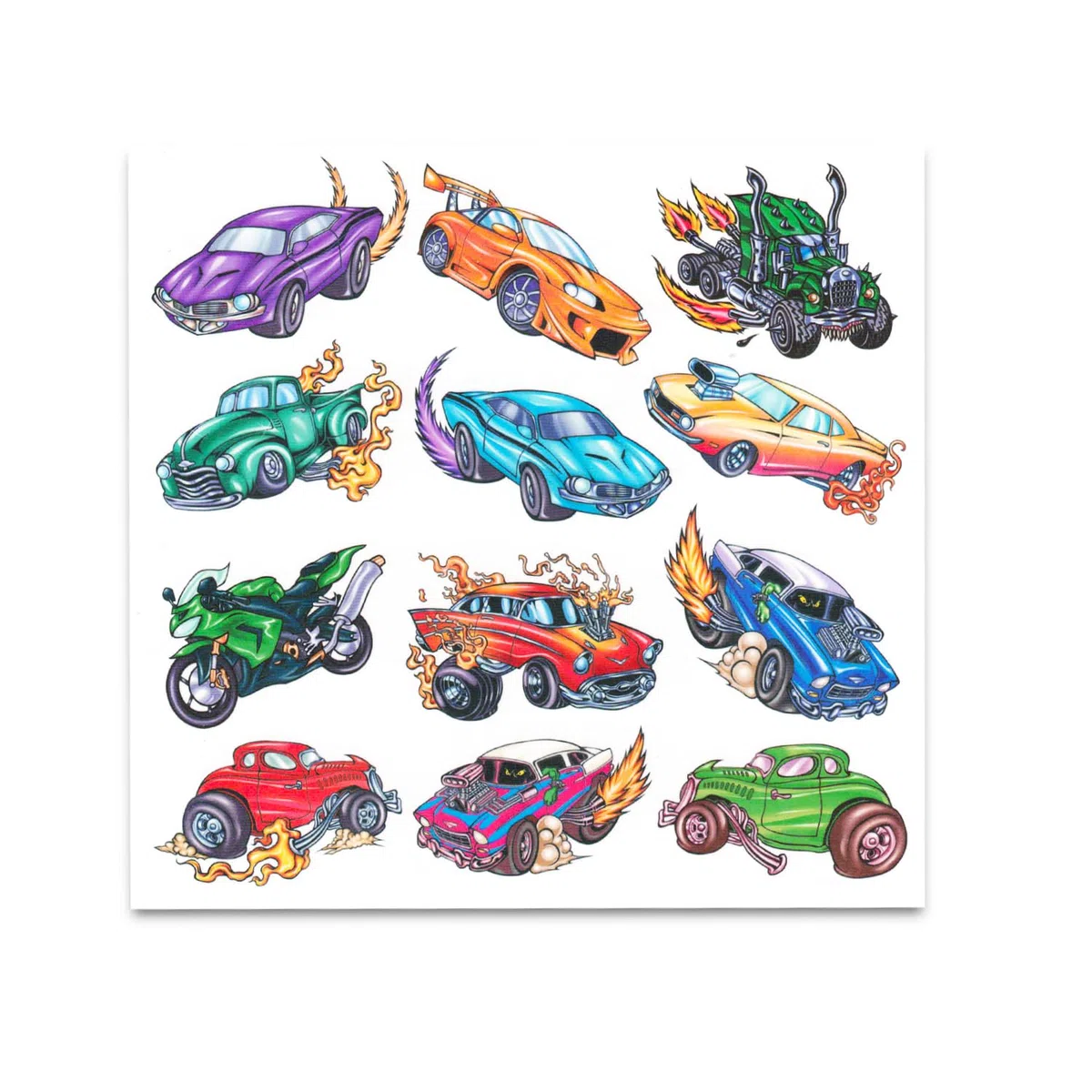 Hot Wheels Juego de papelería para niños, paquete con bloc de bocetos de coche de carreras, calcomanías, utensilios para colorear, soporte para lápices, más | Juego de arte Hot Wheels para niños