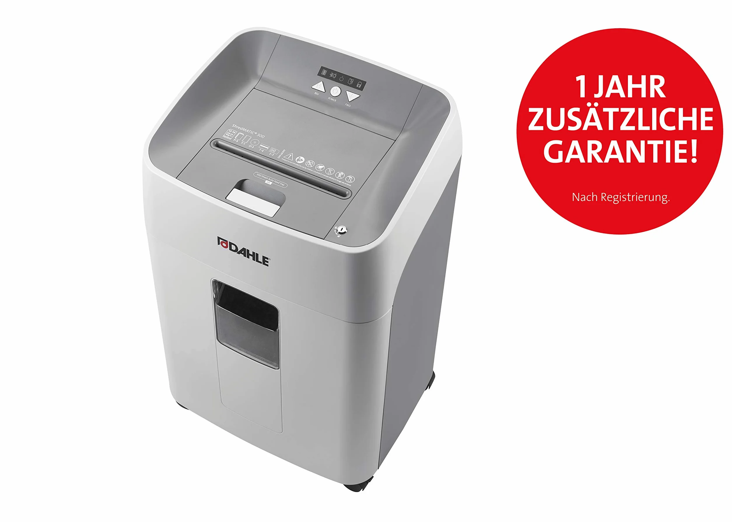 Trituradora de Papel Dahle SHREDMATIC 300 40 L