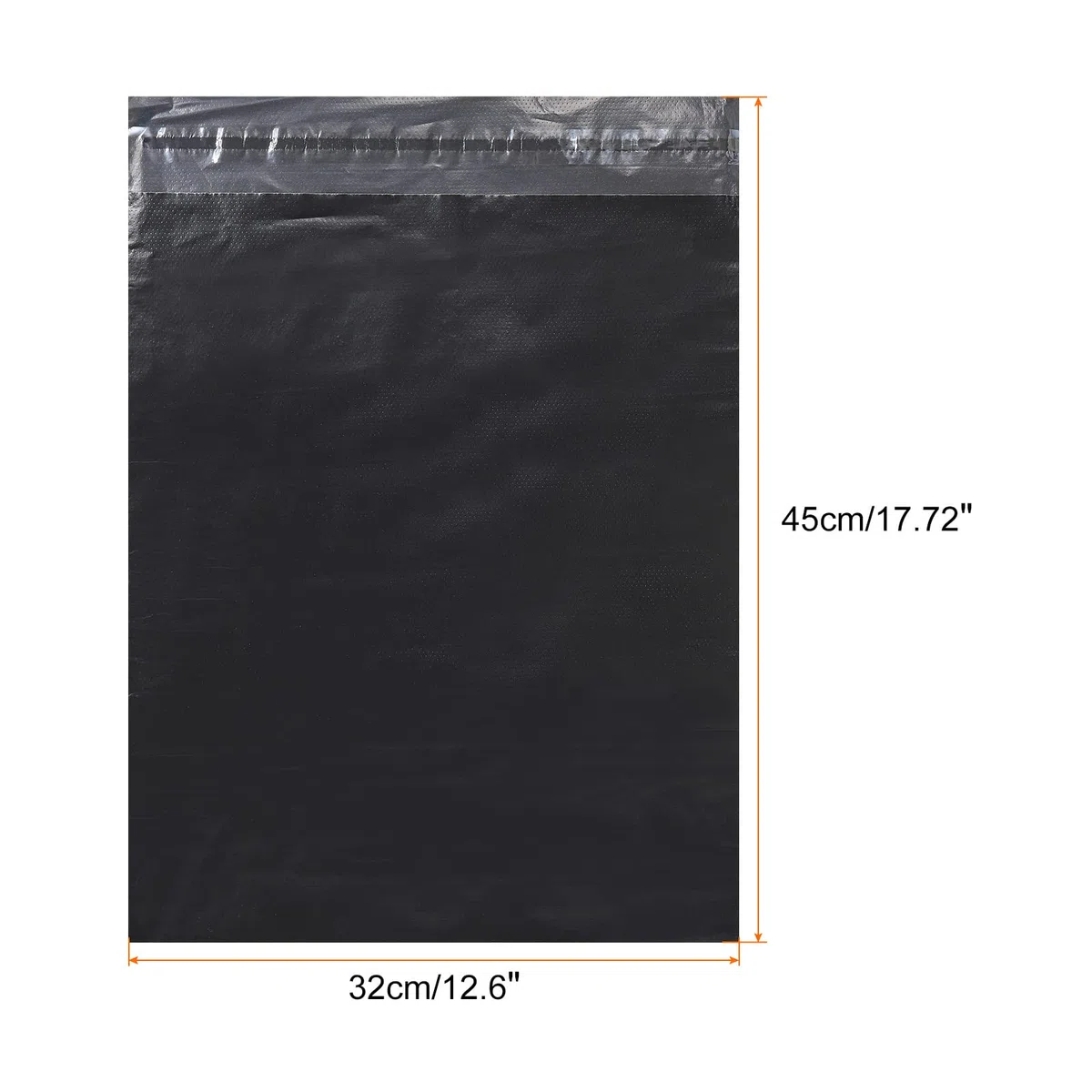PATIKIL Polietileno Remitente Envío Bolsas 12.6x15.75 Pulgadas Auto Sello Adhesivo Impermeable Resistente Envío Sobres Bolsas para Ropa Pequeños Artículos Negro 200 Paquetes