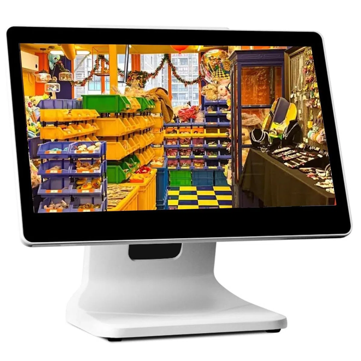 Sistema POS de PC con pantalla táctil para pequeñas empresas, caja registradora inteligente todo en uno, para restaurantes, tiendas minoristas