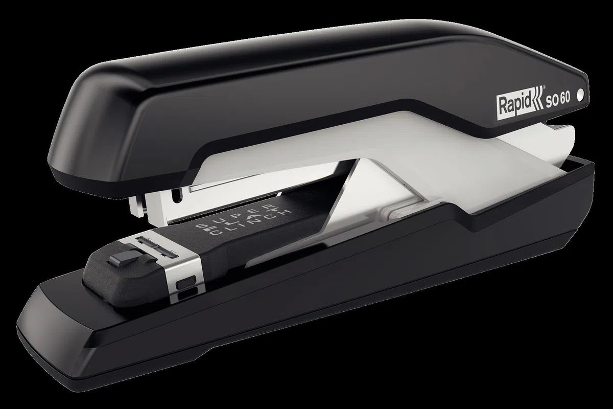 Rapid Supreme Omnipress SO60 Fullstrip Stapler Black