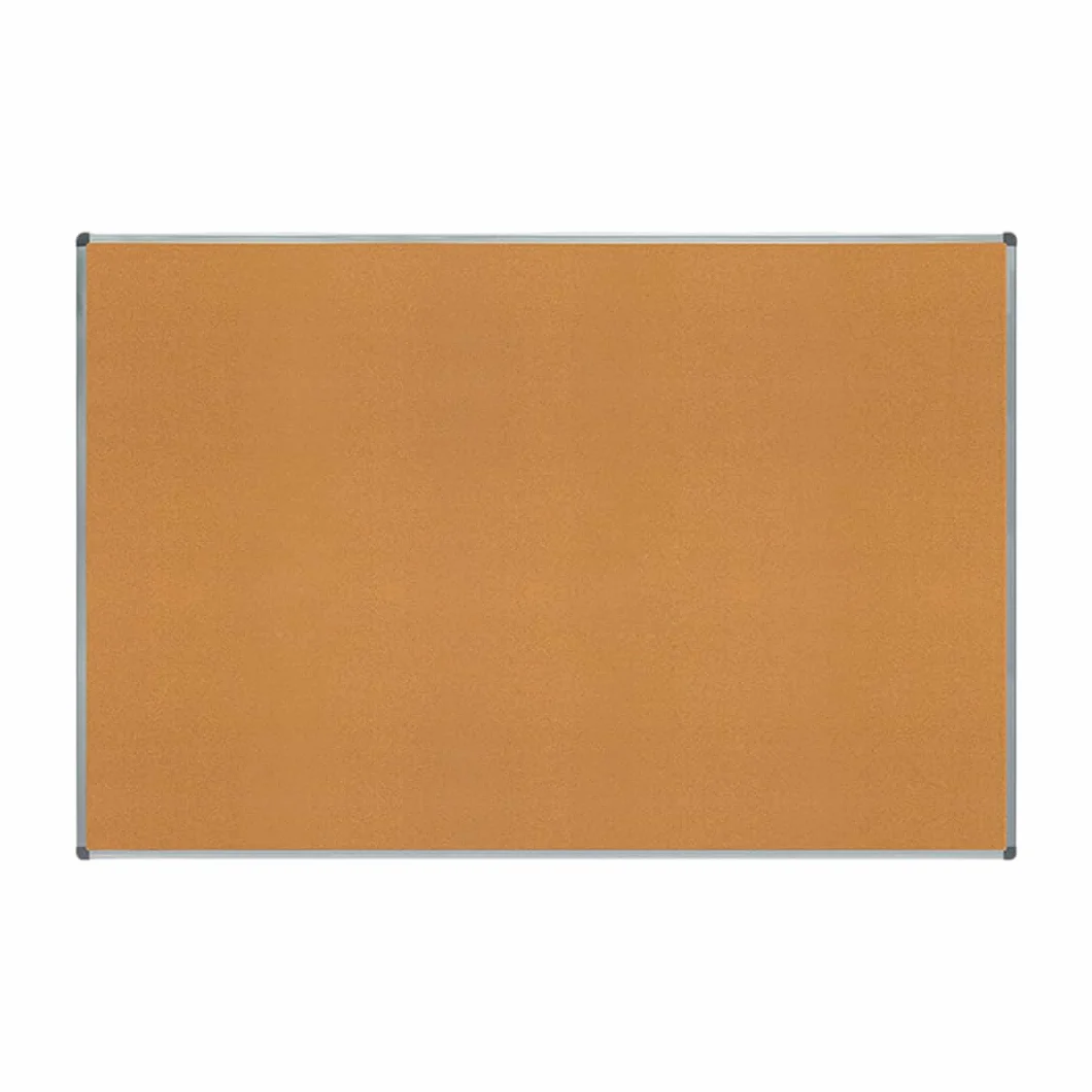 Rocada | Tablero de Corcho 120 x 90 cm - Marco de Aluminio - Tablón de Anuncios para Oficina, Aula y Pared - Corcho Natural Resistente