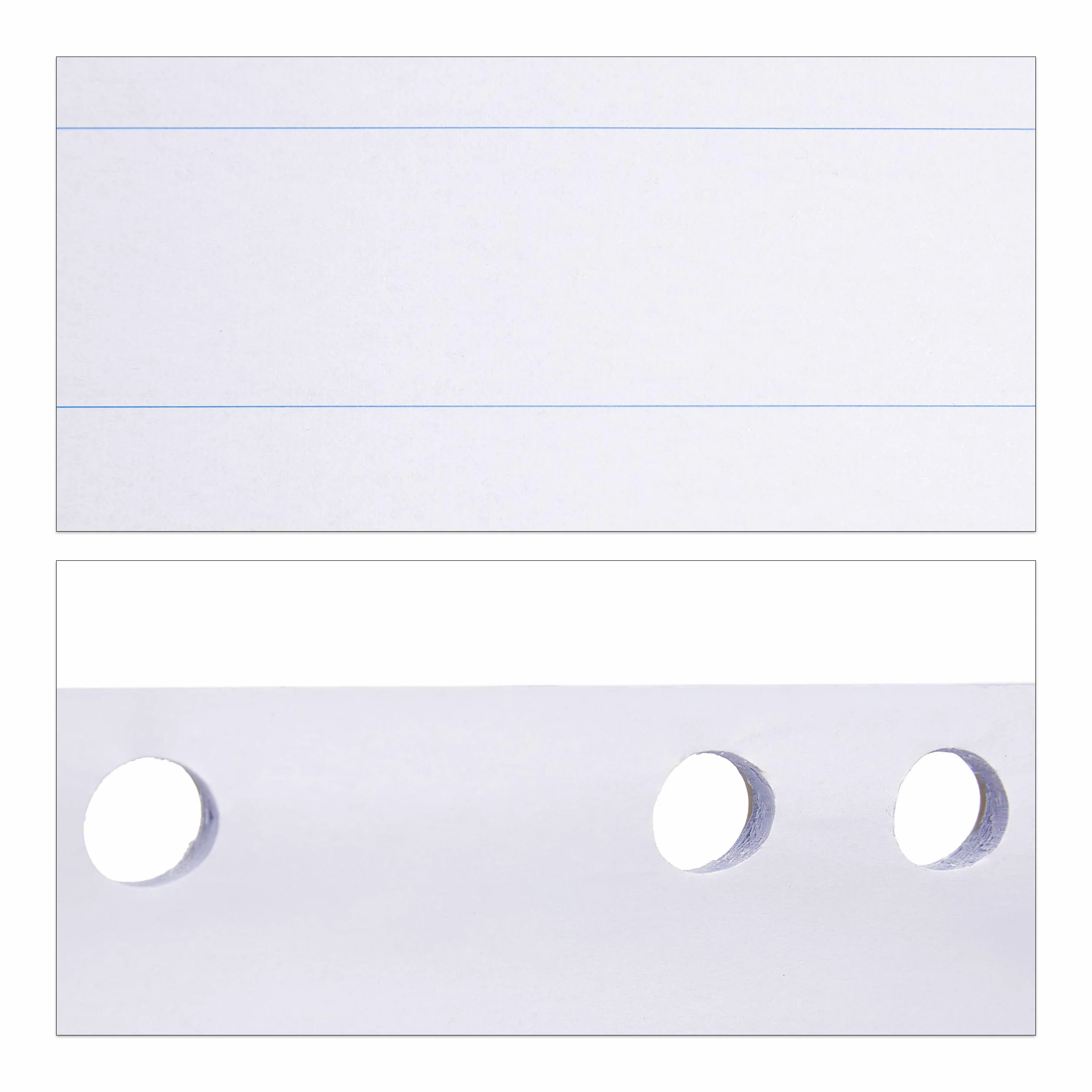 Relaxdays Papel de Rotafolio 50 Hojas Rayas Bloc Pizarra 60 g/m² 57,5 x 81 cm Blanco