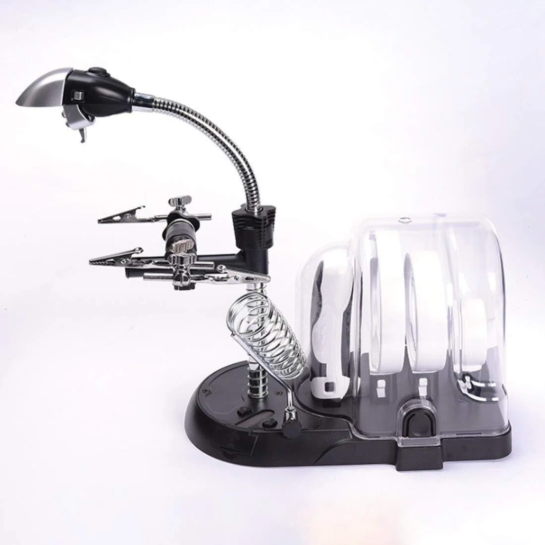 Lupa de Pantalla de Escritorio multifunción LED lámpara Lupa HD Lupa de Mano con luz LED