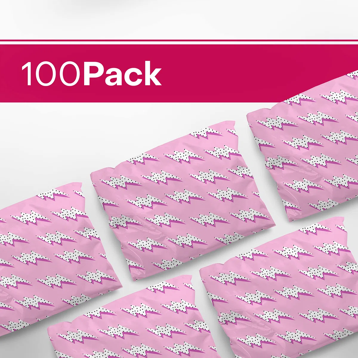 Package Mint Paquete de 100 sobres de polietileno de 10 x 13 pulgadas, sobres de correo impermeables y resistentes a desgarros, suministros para pequeñas empresas, bolsas de envío para ropa, bonitas