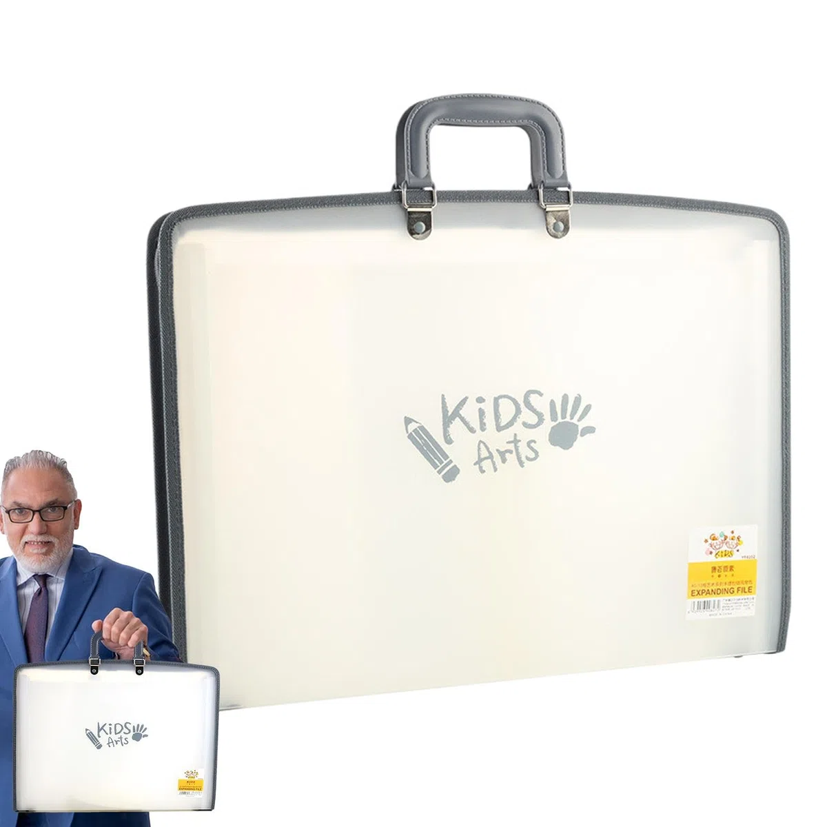 Carpeta de archivos expandible, Organizador de documentos Carpeta de | Organizador de archivos con cremallera, organizador portátil de almacenamiento de docum