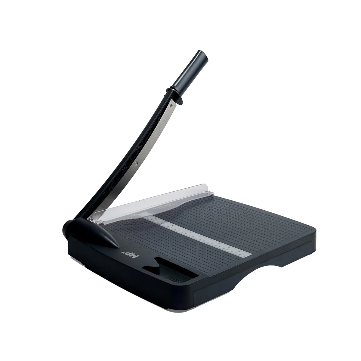 MP Guillotina de papel Cizalla A4 Cortador de Papel Profesional Manual con Imán para una Sujeción Mejorada(Negro)