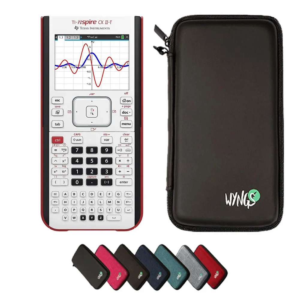 TI Nspire CX II-T + Garantía extendida 60 meses + Funda protectora SafeCase