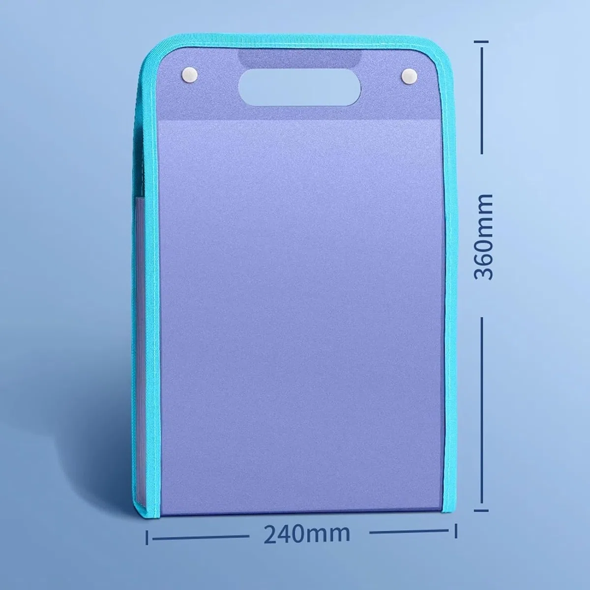 organizador de archivos en acordeón, Carpeta de archivos Carpeta de mano A4 de 3 piezas Organizador de 13 capas de gran capacidad Bolsa de archivos vertical con cierre a presión Carpeta de plástico mu