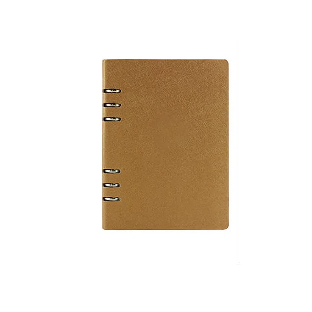 EDDGE Cuaderno de Piel sintética A4 A6 B5 A5 Cuaderno Espiral Planificador Tapa Dura Oficina Negocios Bloc de Notas Planificador Carpeta