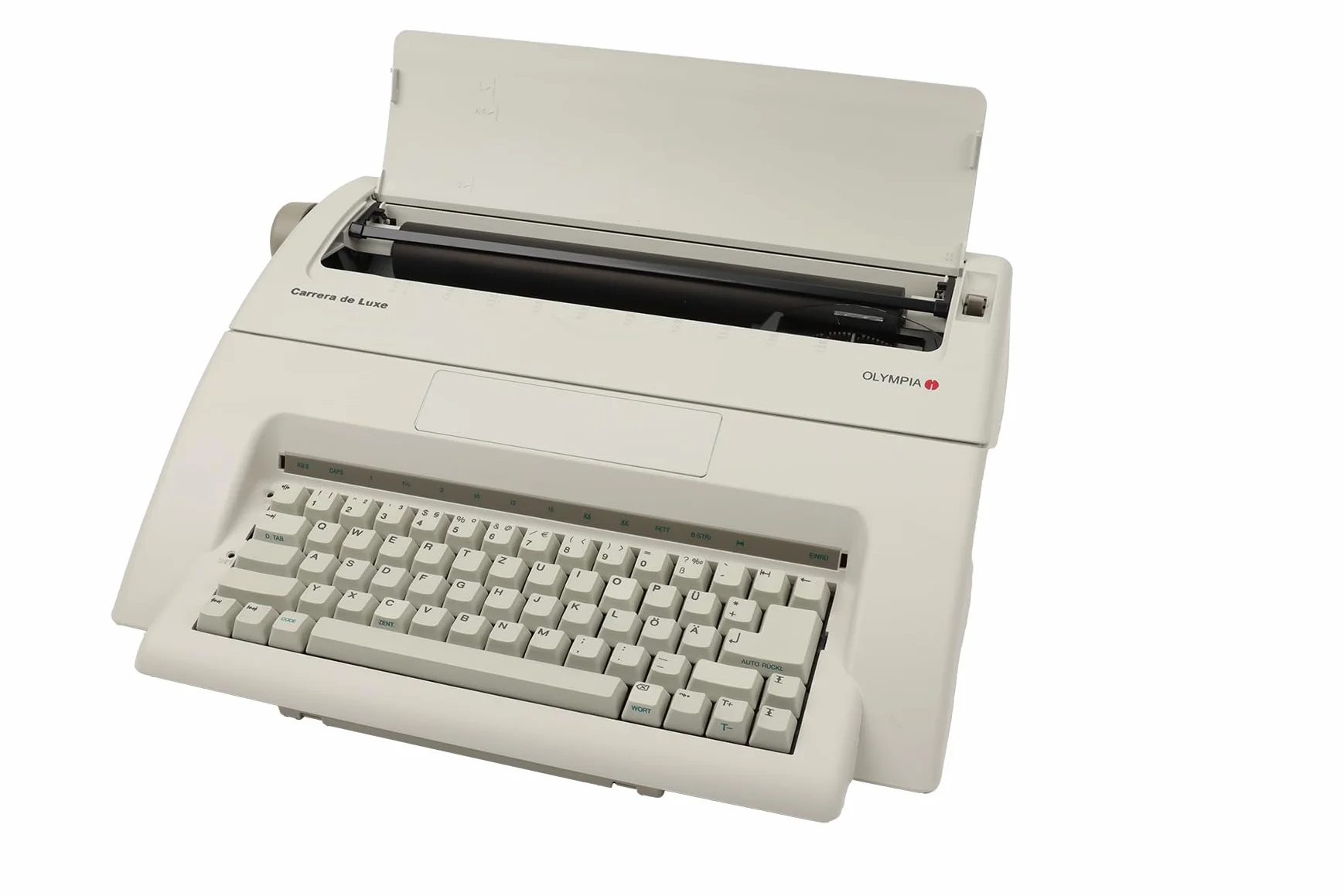 Olympia 252651001 Carrera de luxe - Máquina de escribir, tamaño de letra 10-15, teclado alemán QWERTZ