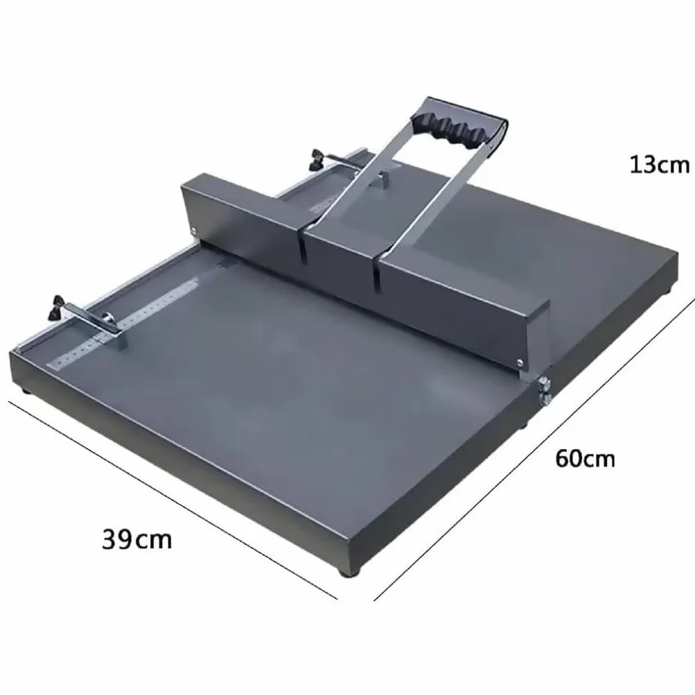Máquina plegadora manual, Máquina plegadora de papel A3/A4, Máquina plegadora de papel de 350 mm, Máquina plegadora de papel, Plegadora de papel de metal resistente de escritorio