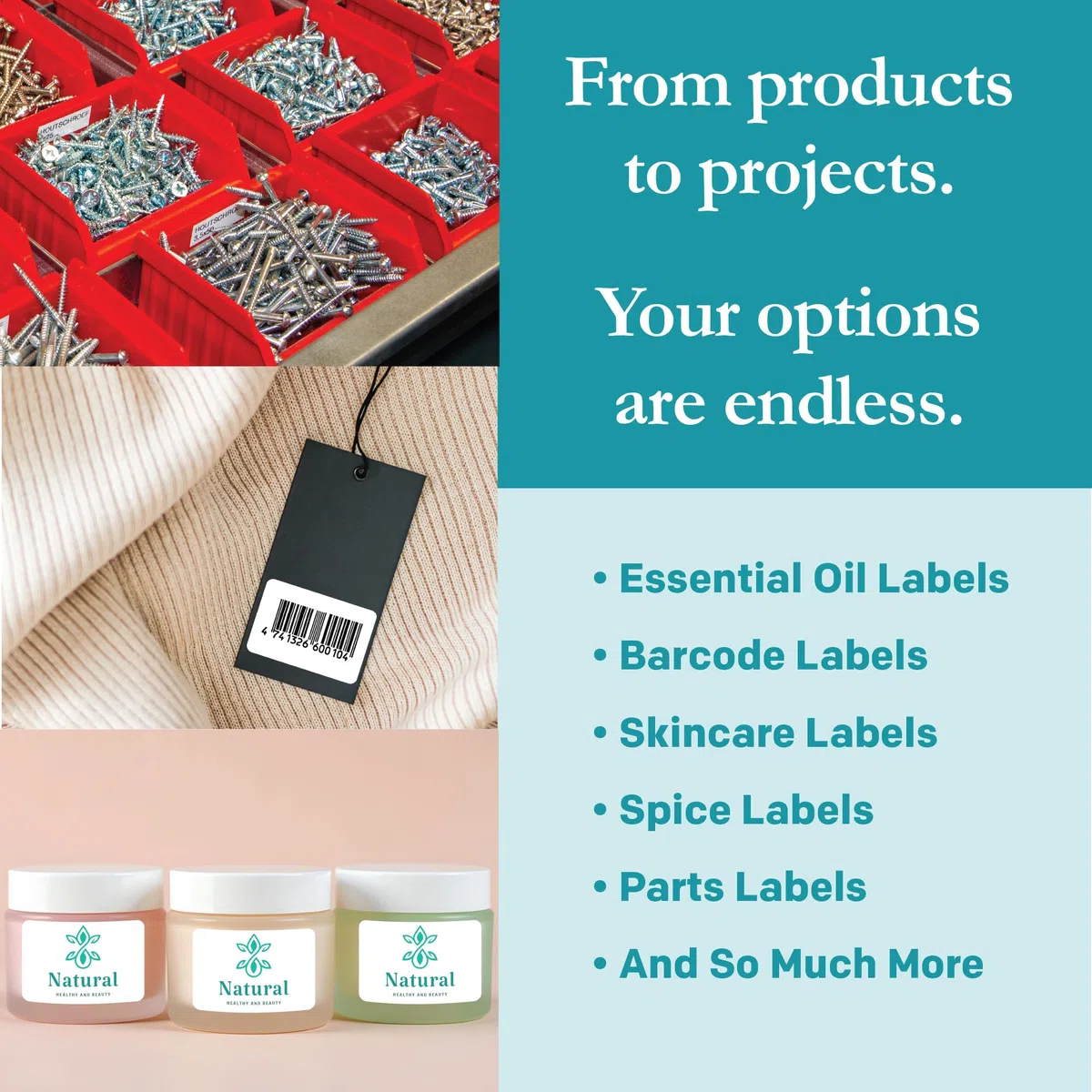 Premium Label Supply Etiquetas adhesivas blancas de código de barras – 1.5 x 1 pulgada – Compatible con láser/inyección de tinta – (50 etiquetas/hoja), 25 hojas – 1250 etiquetas adhesivas en total