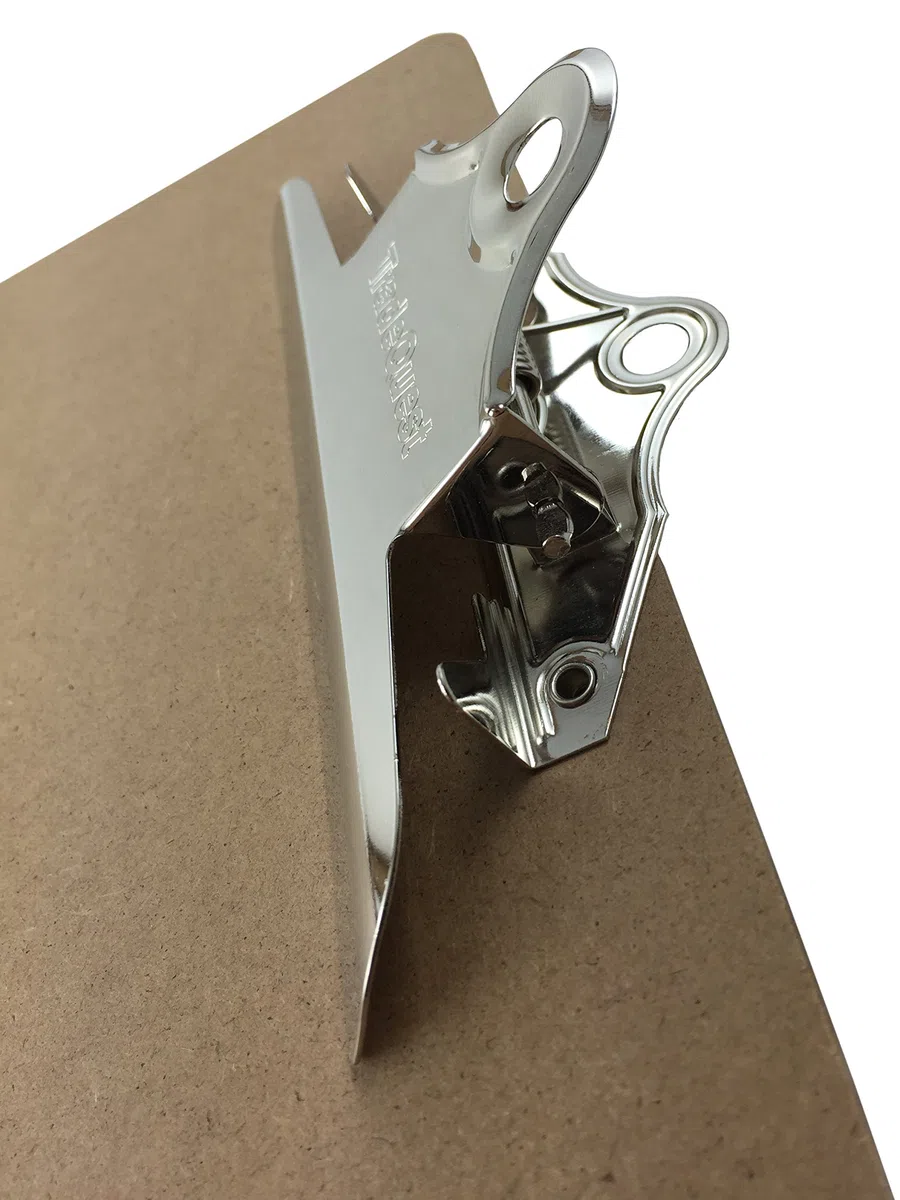 Portapapeles de tamaño de carta (22,8 x 31,7 cm), con pinza estándar, paquete de 12 unidades