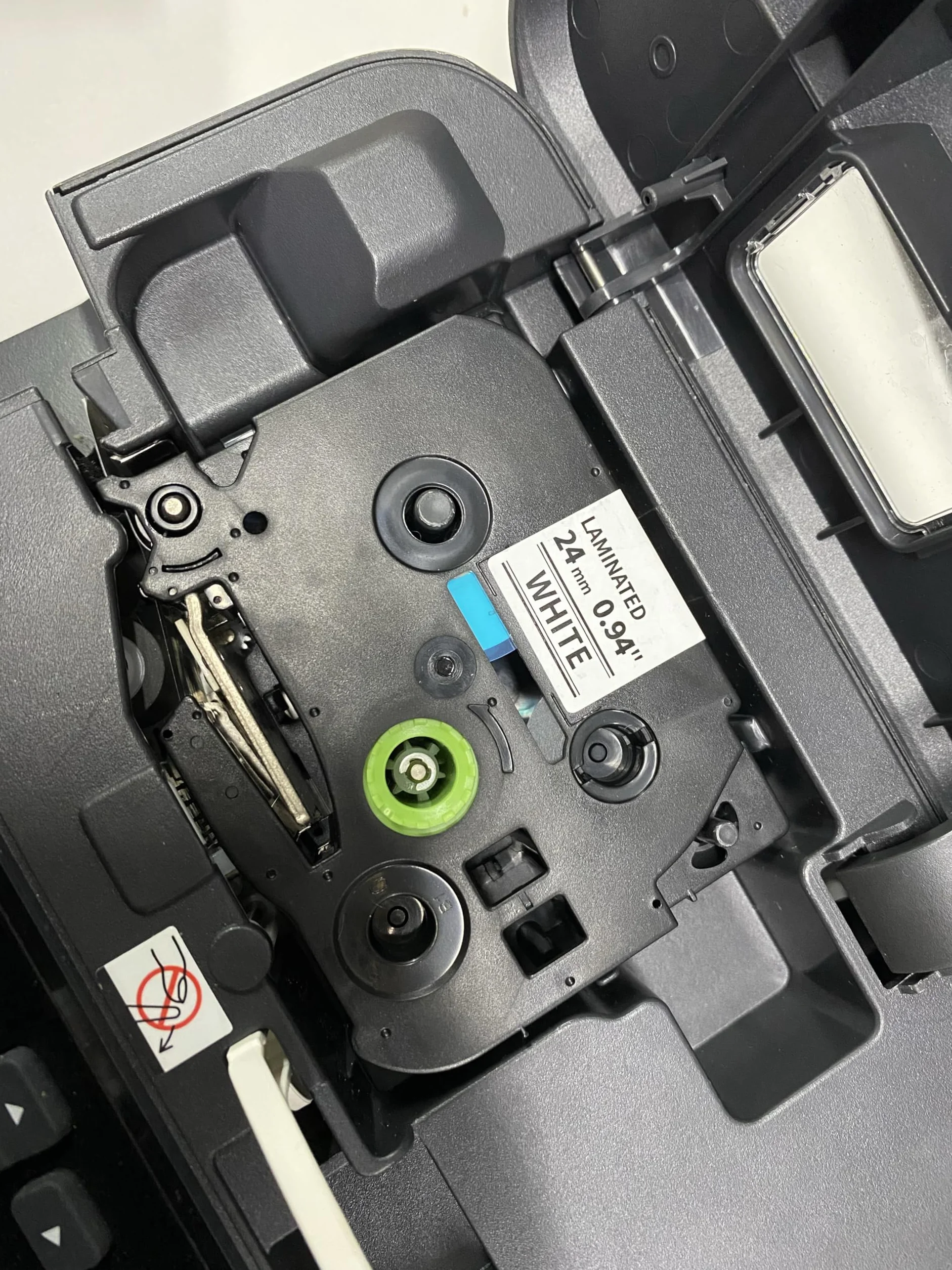 Aken Cinta de Etiquetas Compatible con Brother P-touch TZe251 Tze-251 24mm | Negro sobre Blanco Tape Cassette, Compatible con Brother Ptouch PT P700 2430 D600 9700PC P750W