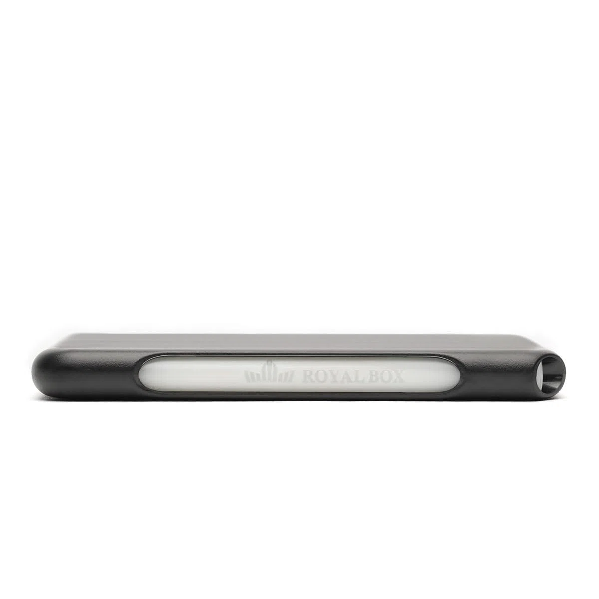 Royal Box Torpedo: almacenamiento discreto, 8 compartimentos, plástico, ideal para viajes, color negro