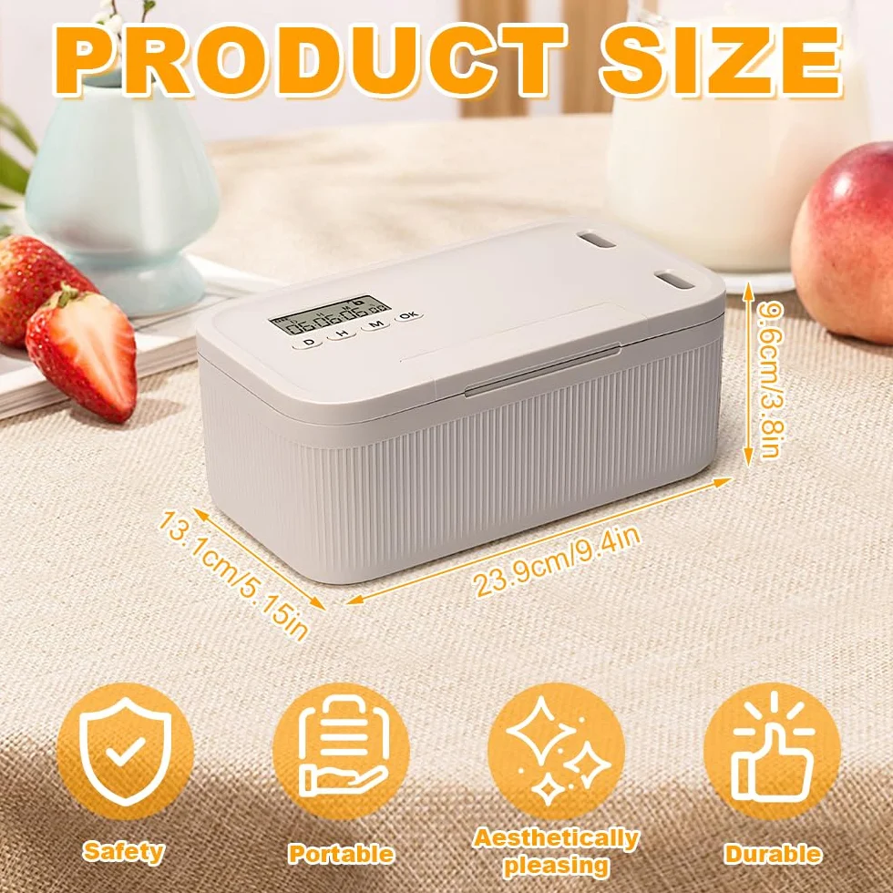 Caja de Seguridad con Temporizador Timed Phone Lock Box 2 Modos de Trabajo para Teléfono Móvil