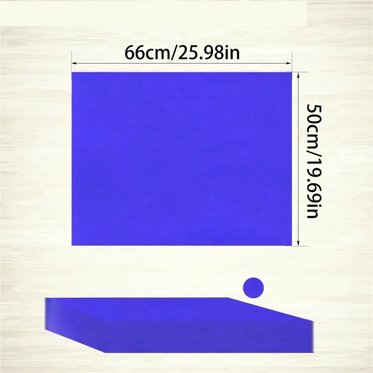 Papel De Regalo 10-100 hojas de papel de seda azul, 50x66cm, papel de regalo a granel for bodas, cumpleaños, manualidades, decoración for envolver festivales Para Festivales(100sheets)