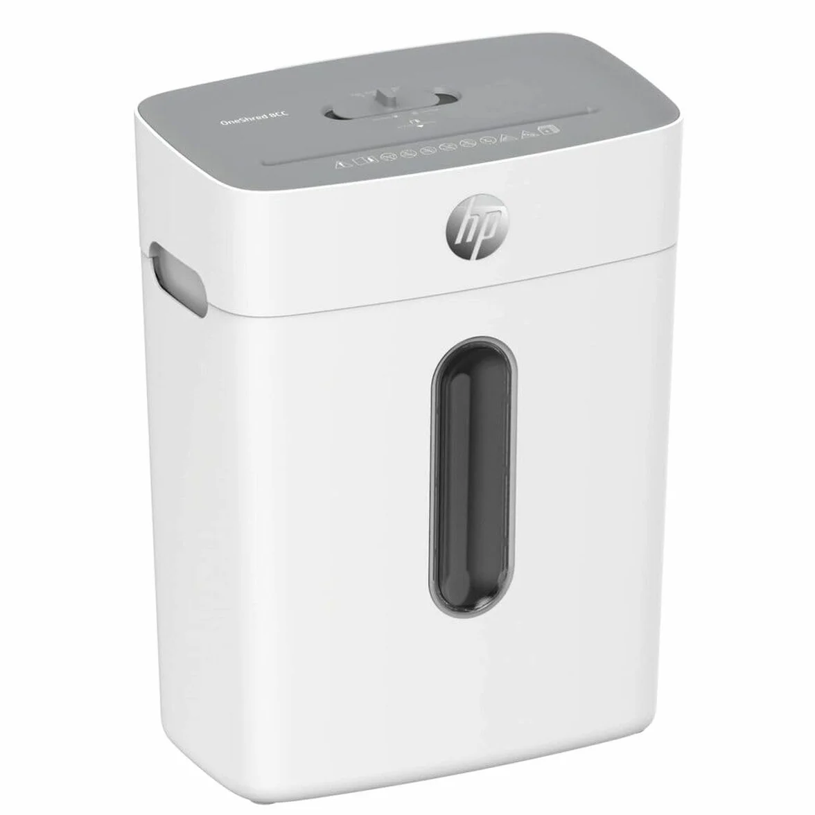 HP OneShred 8CC 2801 - Destructora de papel (nivel de seguridad P-4, corte cruzado, 8 hojas)
