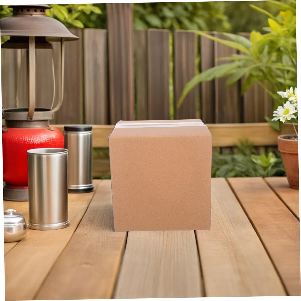 DOITOOL 15 Piezas Cajas Cuadradas de Cartón Marrón para Envío Paquete de Unidades Cajas Resistentes de Cartón Corrugado para Embalaje y Almacenamiento Suministros para Pequeñas