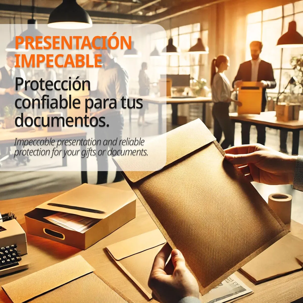 Sobres de Papel Kraft, Sobres para Documentos, Regalos, Invitaciones Boda y Envíos, Bolsas de Papel Resistentes, Versátiles para Todas las Ocasiones, Folio Prolongado - Ofituria (250x353, 50 uds)