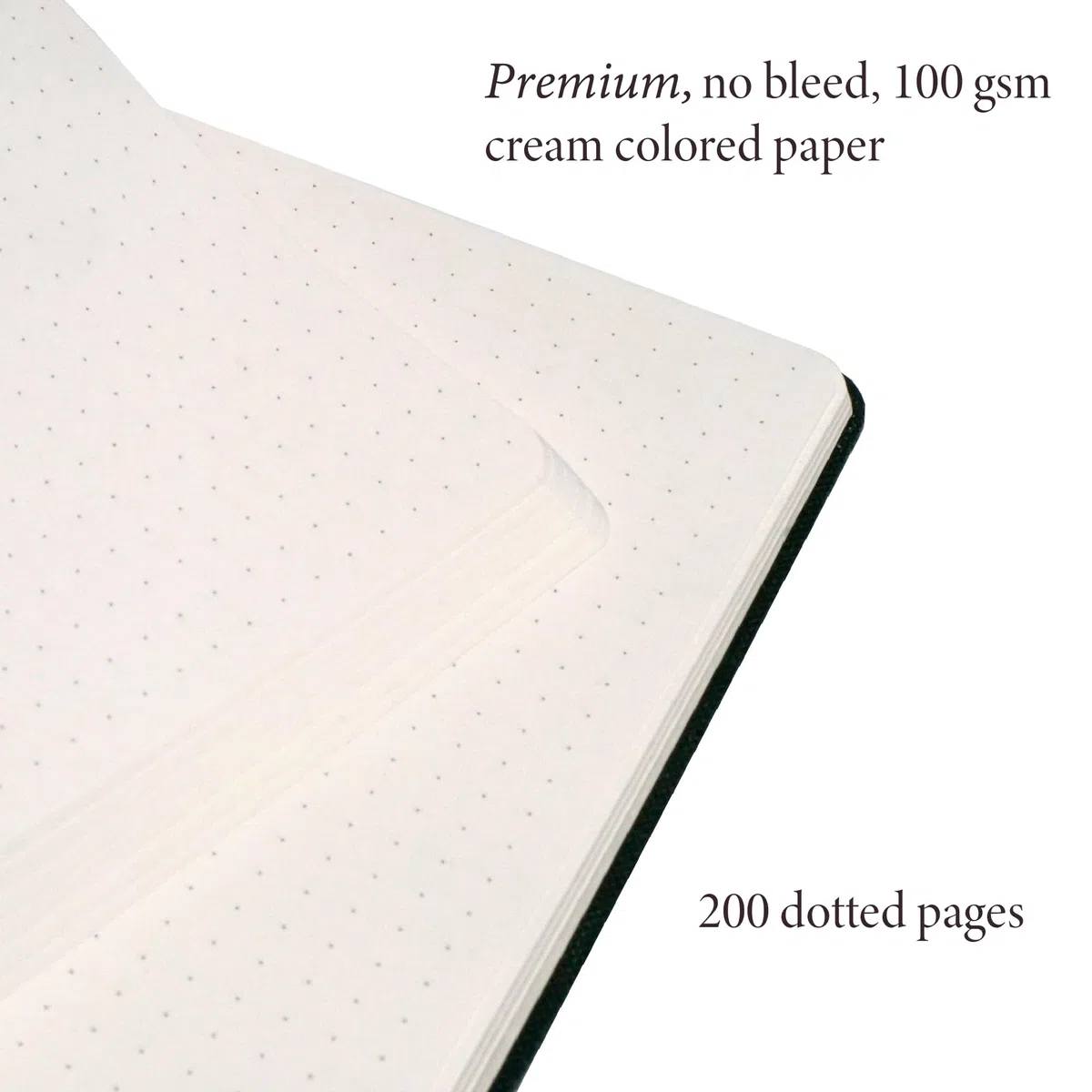 ANECDOTE. Diario punteado de tapa dura con papel grueso de 100 g/m², tamaño A5 (8.3 x 5.4 pulgadas), cuaderno de escritura diario para viajes, escuela y oficina, diario para mujeres y hombres, color