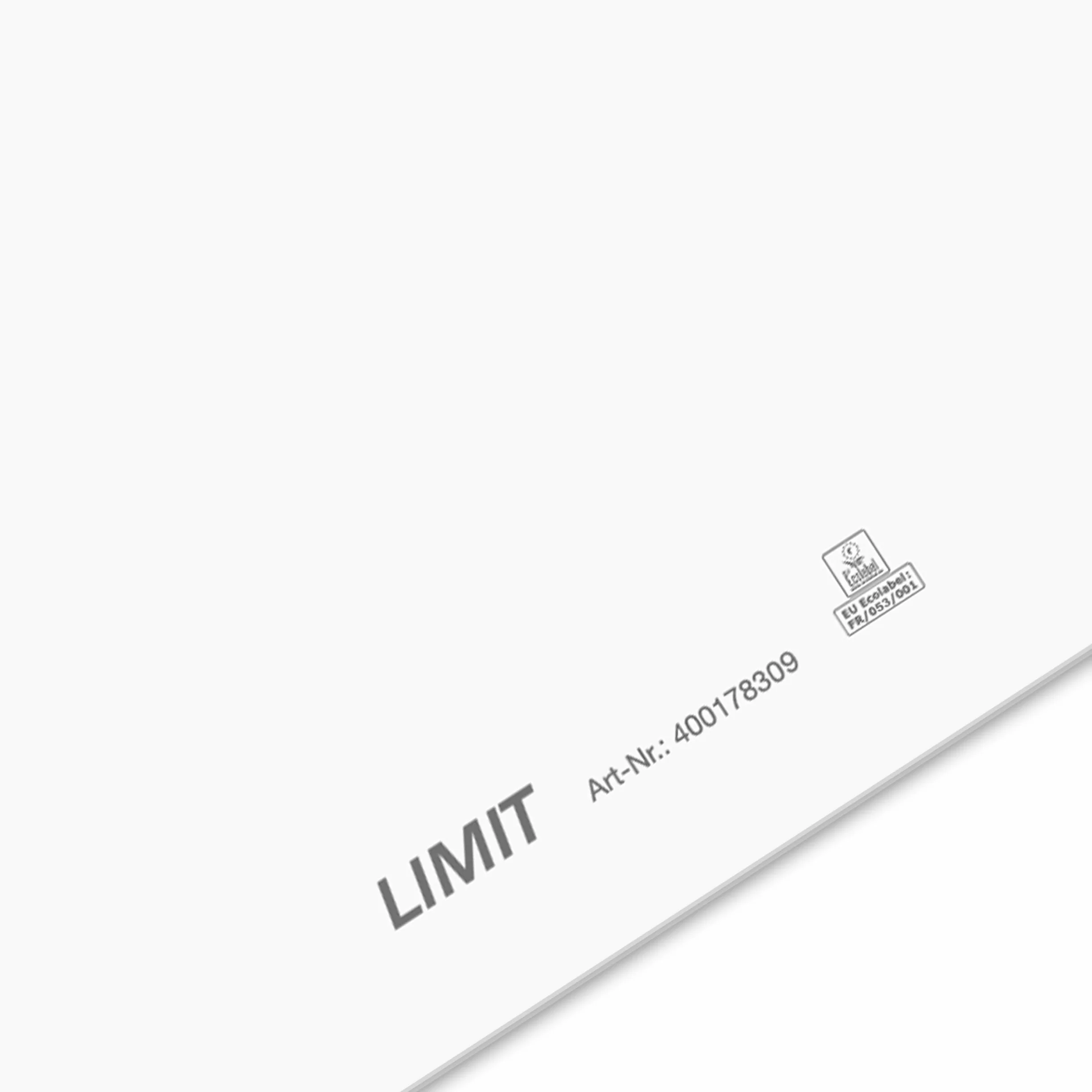 Limit Bloc de rotafolios en blanco, 20 hojas, papel 80 g/m², 6 orificios