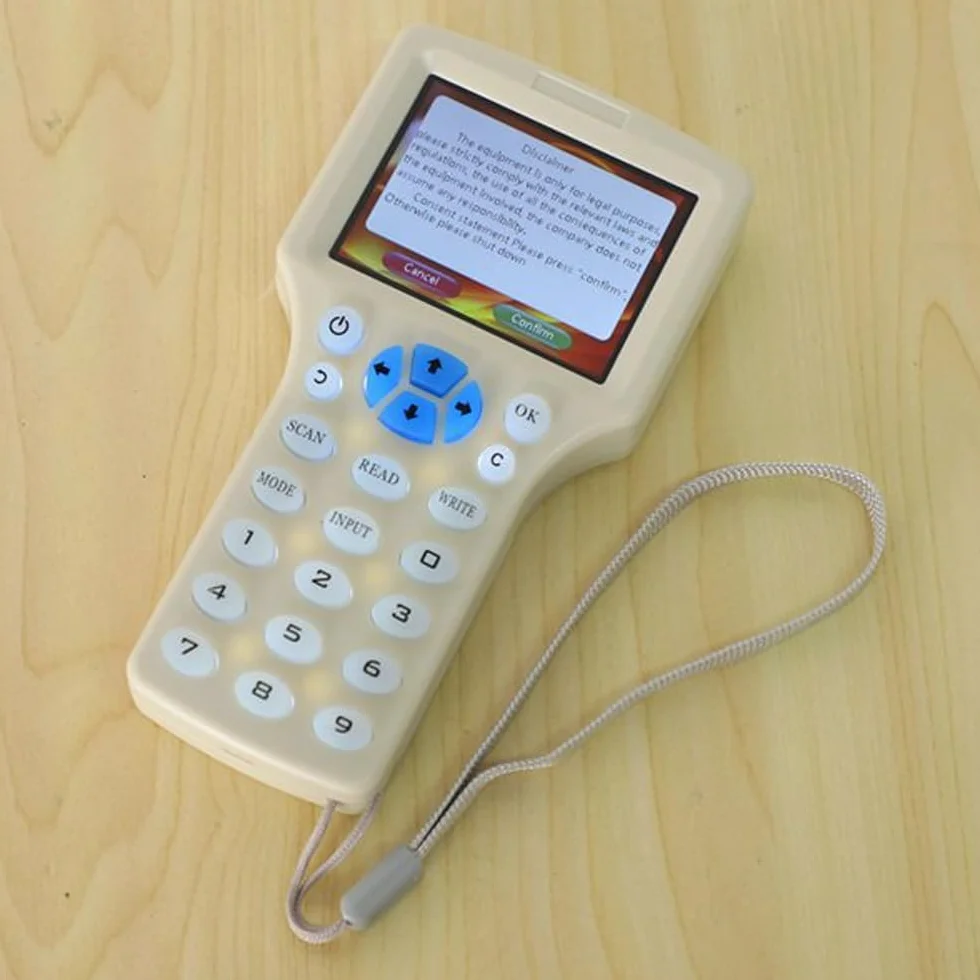 Sarini Duplicador Lector Escritor NFC RFID 125kHz 13.56MHz 10 Frecuencias Decodificador Tarjetas Cifradas Clave Grabables USB