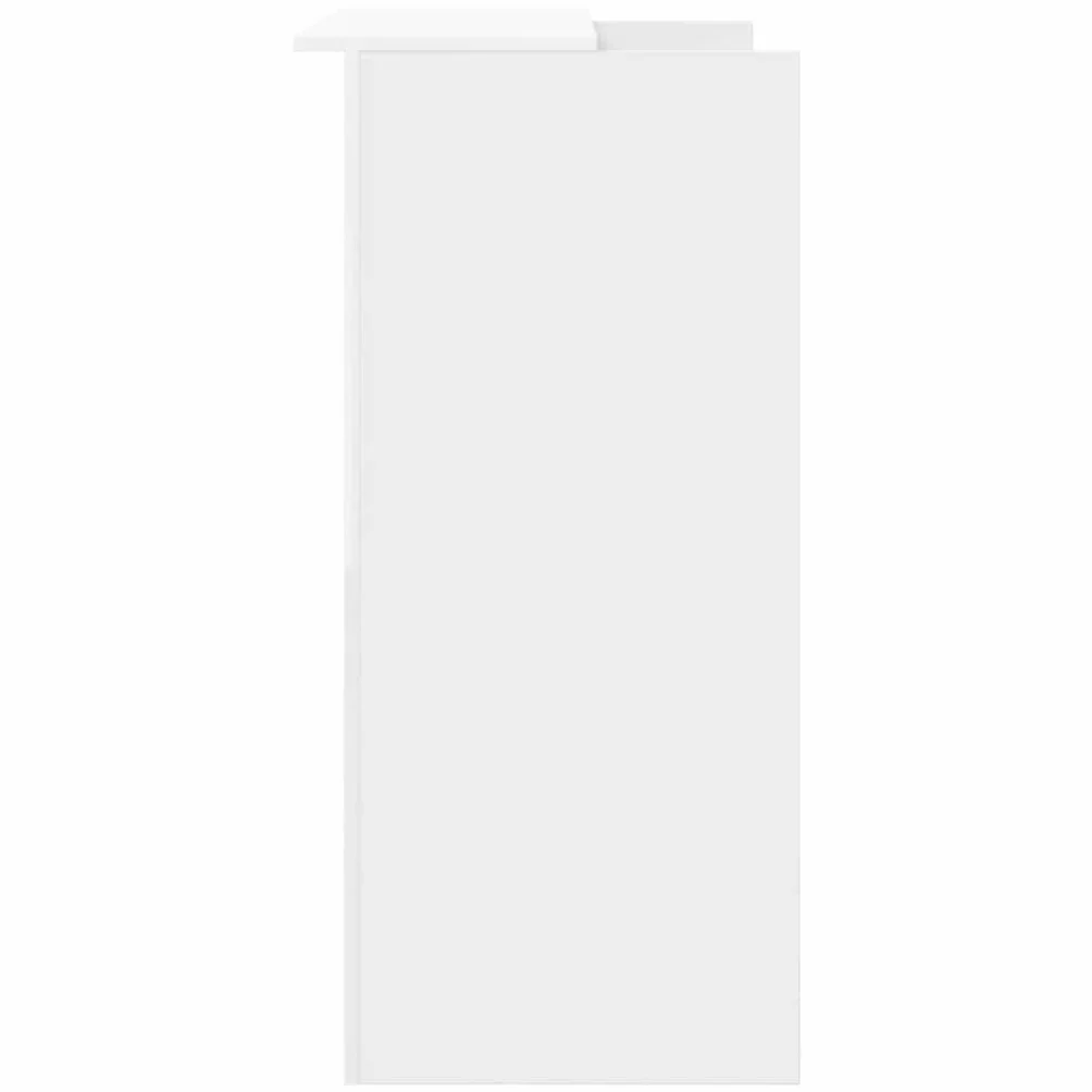 vidaXL Mostrador recepción Blanco 100x50x103,5 cm Madera ingeniería