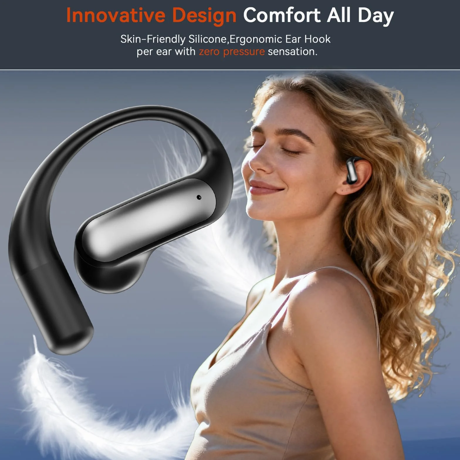 ANSTEN Auriculares Traductor en Tiempo Real con IA - Traductor Instantaneo de Voz Multilingüe 144 Idiomas, 7 Modos Traducción, 4-en-1 Cascos Bluetooth inalámbricos para Viajes/Reuniones/Estudios