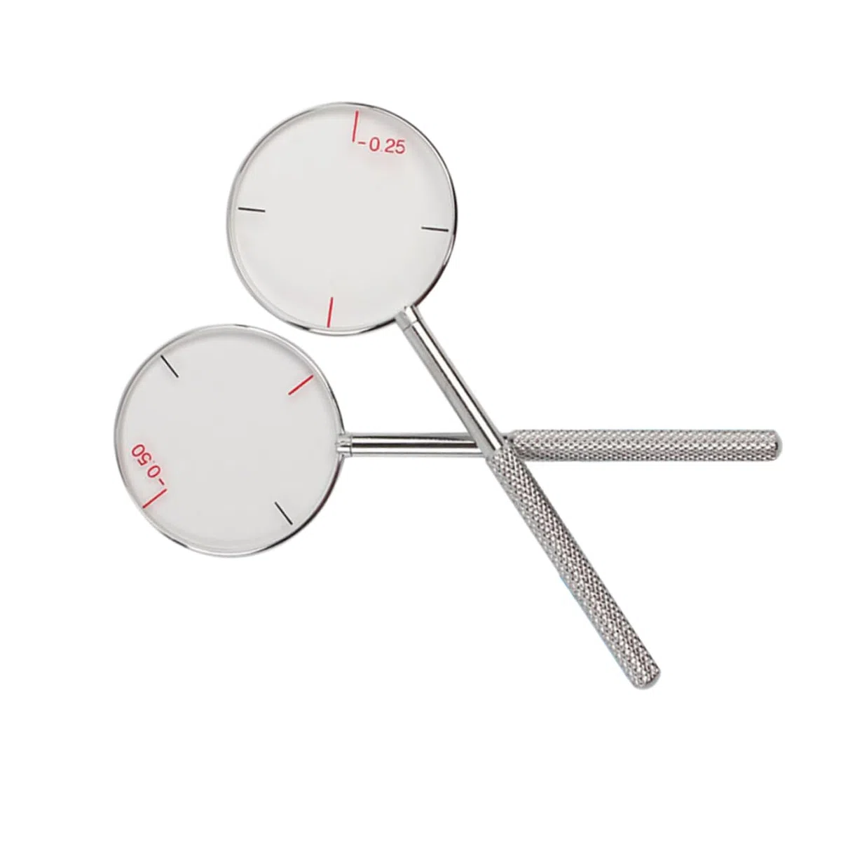 ULTECHNOVO 6 Uds Lente De Cilindro Herramienta Kit Óptico 25 Lente Óptica Cilindro Lente De Cilindro Equipo De Optometría Caso Cilindros Cruzados Gafas Kit De Lentes De