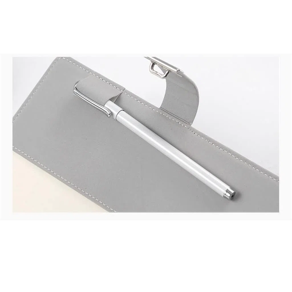 Cuadernos Planificador Contraseña Agenda Papelería Diario con Bloqueo Cuaderno para Material Escolar Oficina (Argento Talla ?nica)