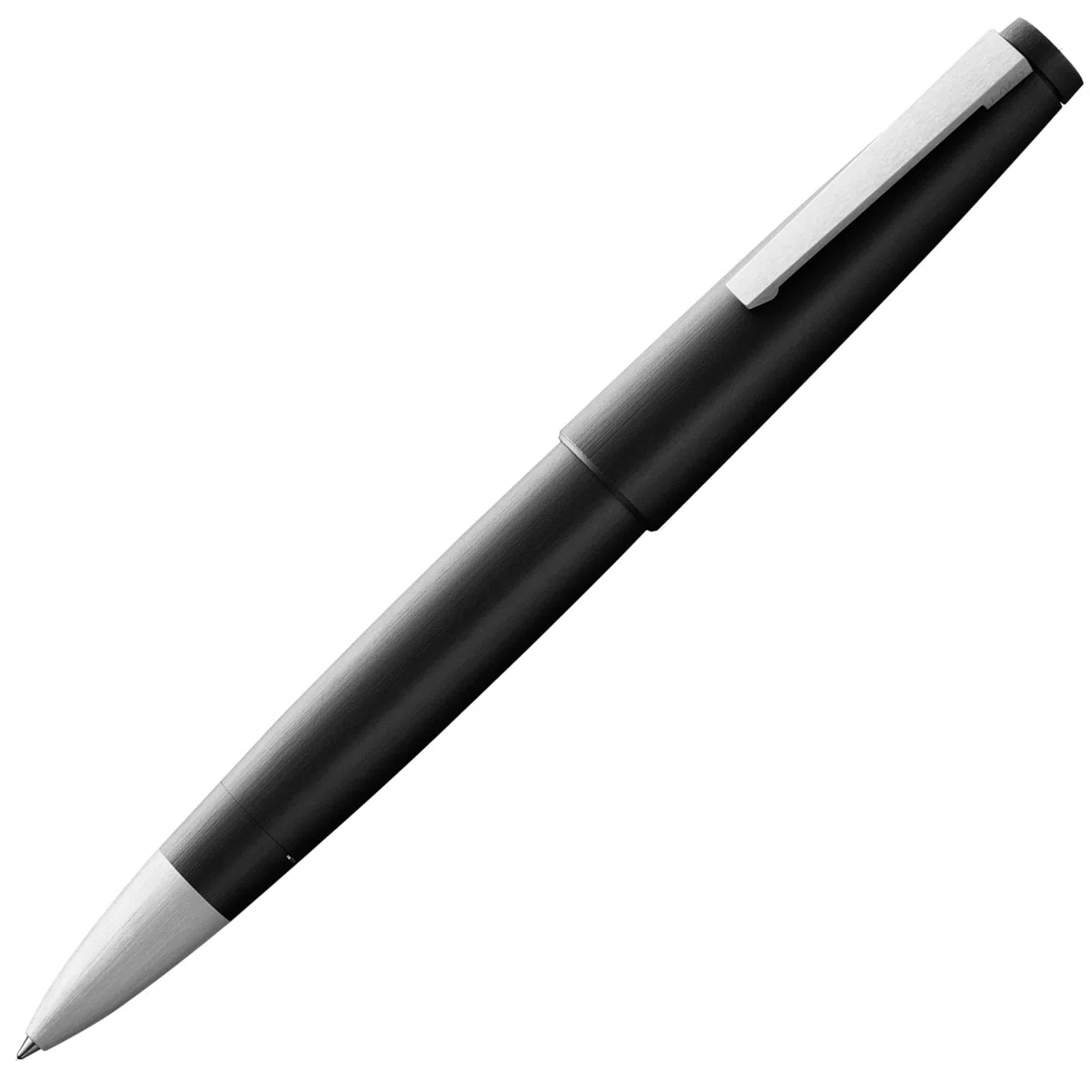 Lamy 2000 black roller - elegante con cuerpo robusto de policarbonato - equilibrado perfectamente y con ancho de trazo M - con recambio roller M 63 en negro