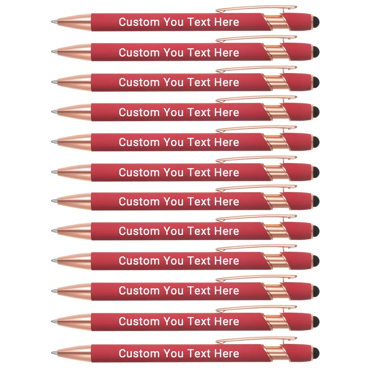 50 Piezas Bolígrafos Personalizados con Puntas de lápiz para los Negocios Bolígrafo Grabado Personalizado a Granel con el Nombre de Texto Personalizado Bolígrafo con Tinta Negro