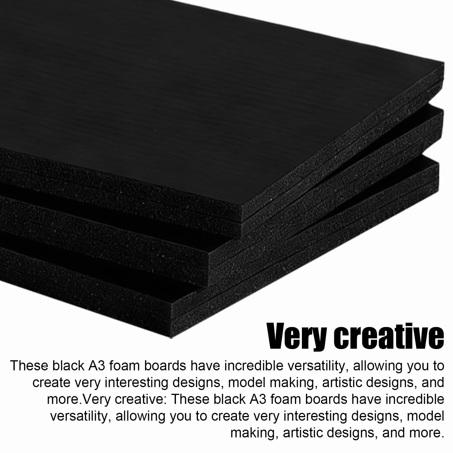 BAIFULAI 18 placas de espuma A3 negras, 420 x 297 x 5 mm, placas de espuma, grosor de 5 mm, placas de espuma para espuma EVA, para proyectos de bricolaje