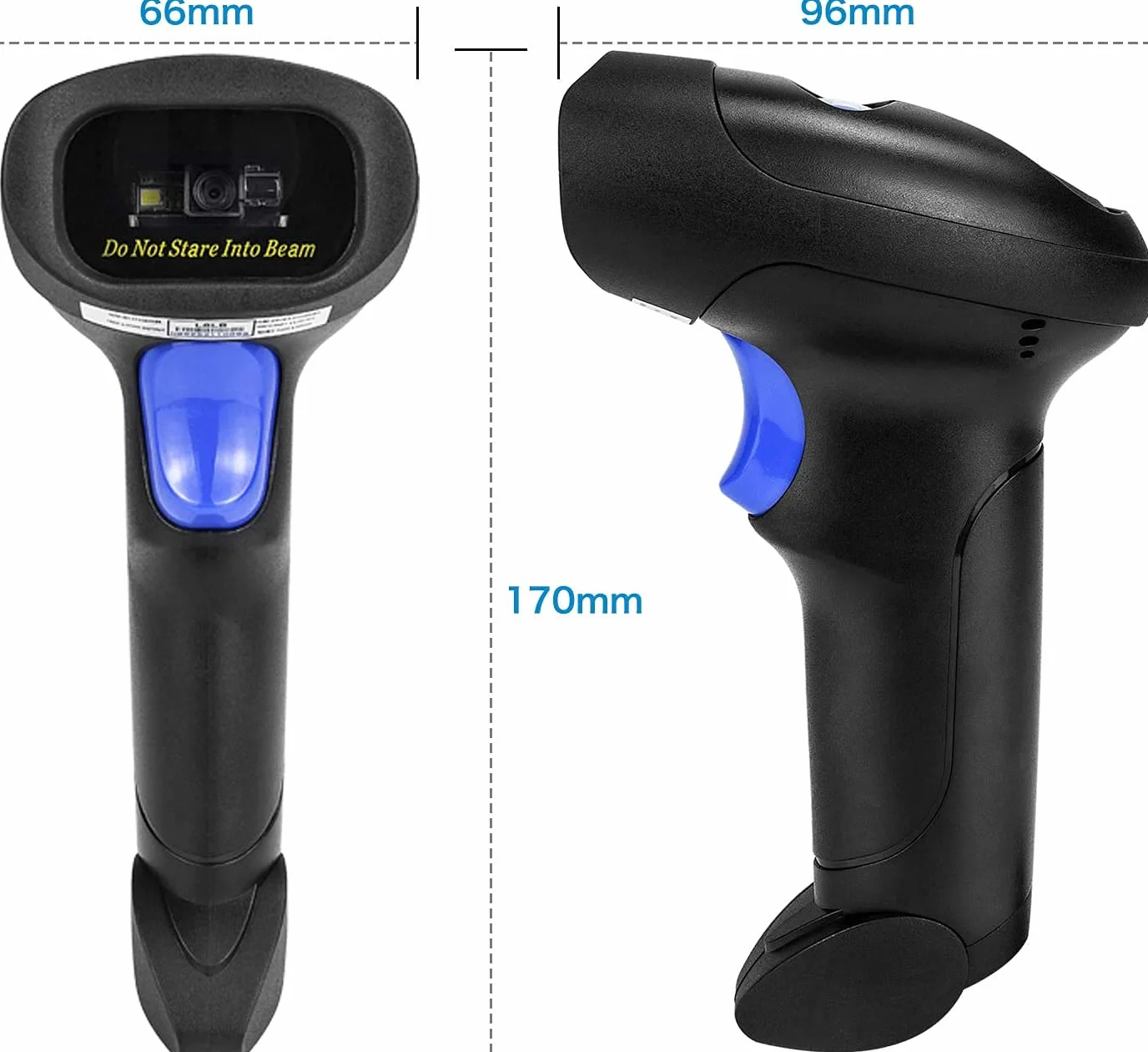 NetumScan Escáner de código de Barras 2D inalámbrico - Lector de código de Barras portátil Escanear QR PDF417 DataMatrix Maxicode para PC PC Computer NSL8