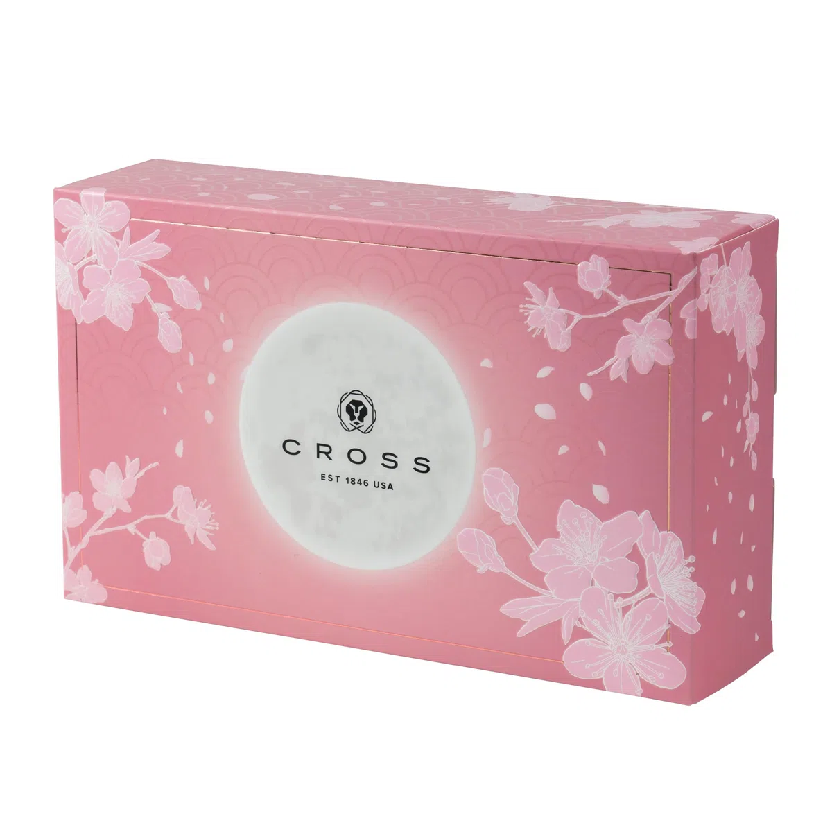 Cross Century II Cherry Blossom - Bolígrafo roller (trazos M, color de escritura: negro, incluye caja de regalo), color oro rosa lacado, herrajes de acero inoxidable chapado en oro rosa