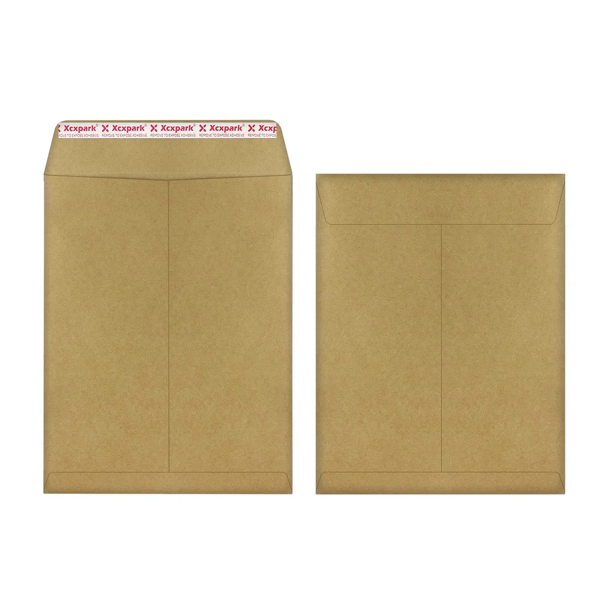 Xxcxpark 120 sobres de seguridad para catálogo imprimibles de 10 x 13 pulgadas, sobres Kraft reciclados antidesgarro para tarjetas de invitación, imágenes, fotos, documentos
