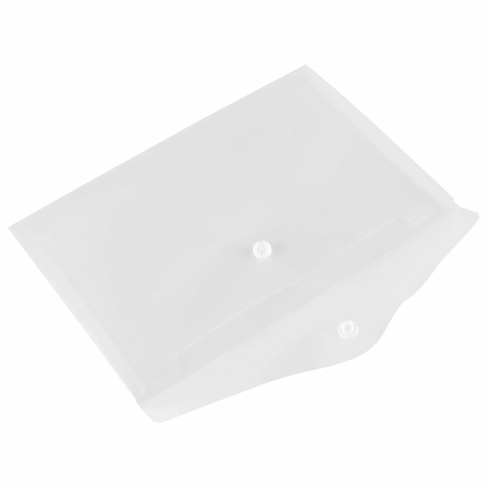 SOUJAP 80 carteras de plástico transparente A5 con botón para archivos, carpetas con botón para el hogar, oficina, 24 x 17 cm