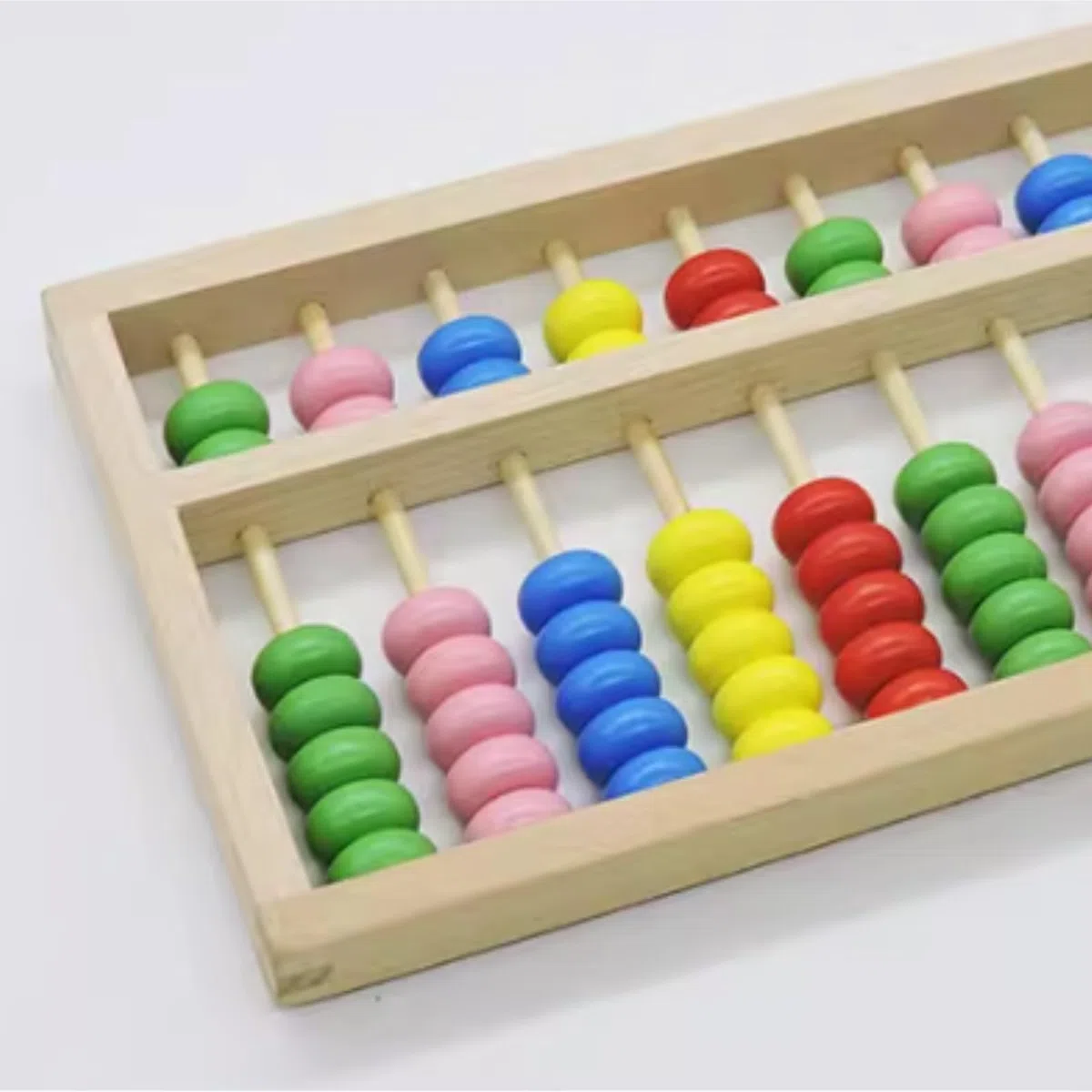 Ábaco Ábaco De Madera con Cuentas 10 Dígitos, Calculadora China, For Aprendizaje Matemáticas, Herramienta Educativa Conteo Oficina Material