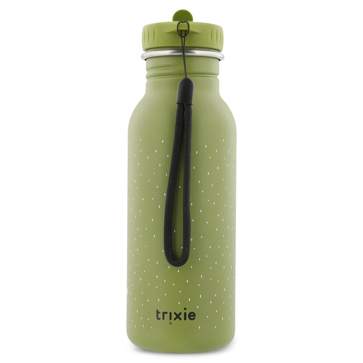 Trixie - Botella de beber para niños de acero inoxidable 500ml - Mr. Dino (Dinosaurio)