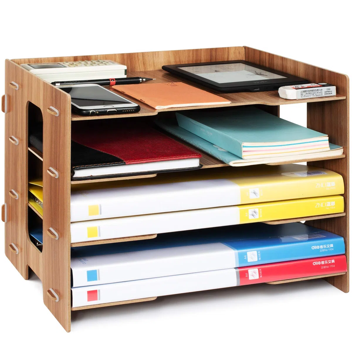 Archivo Organizador para Papelería de Escritorio, Bandeja de Relleno, Organizador para Papel A4, Letras, Archivos y Documentos