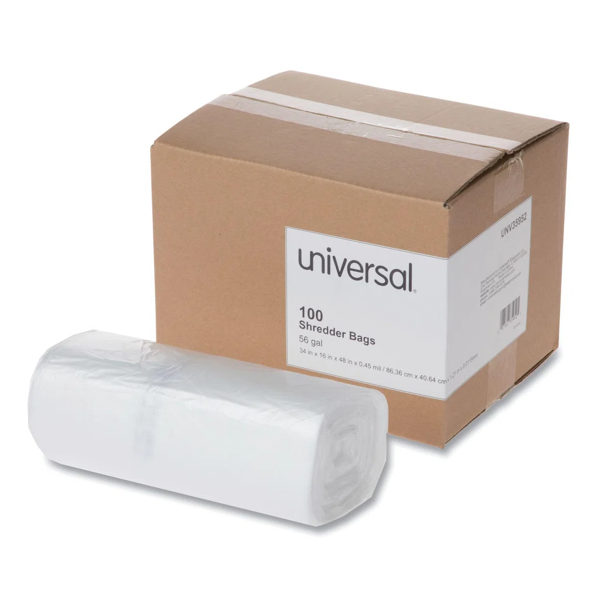 Universal UNV35952 100pieza(s) Bolsa - Accesorio de papelería (711 mm, 559 mm, 1219 mm, 100 pieza(s))