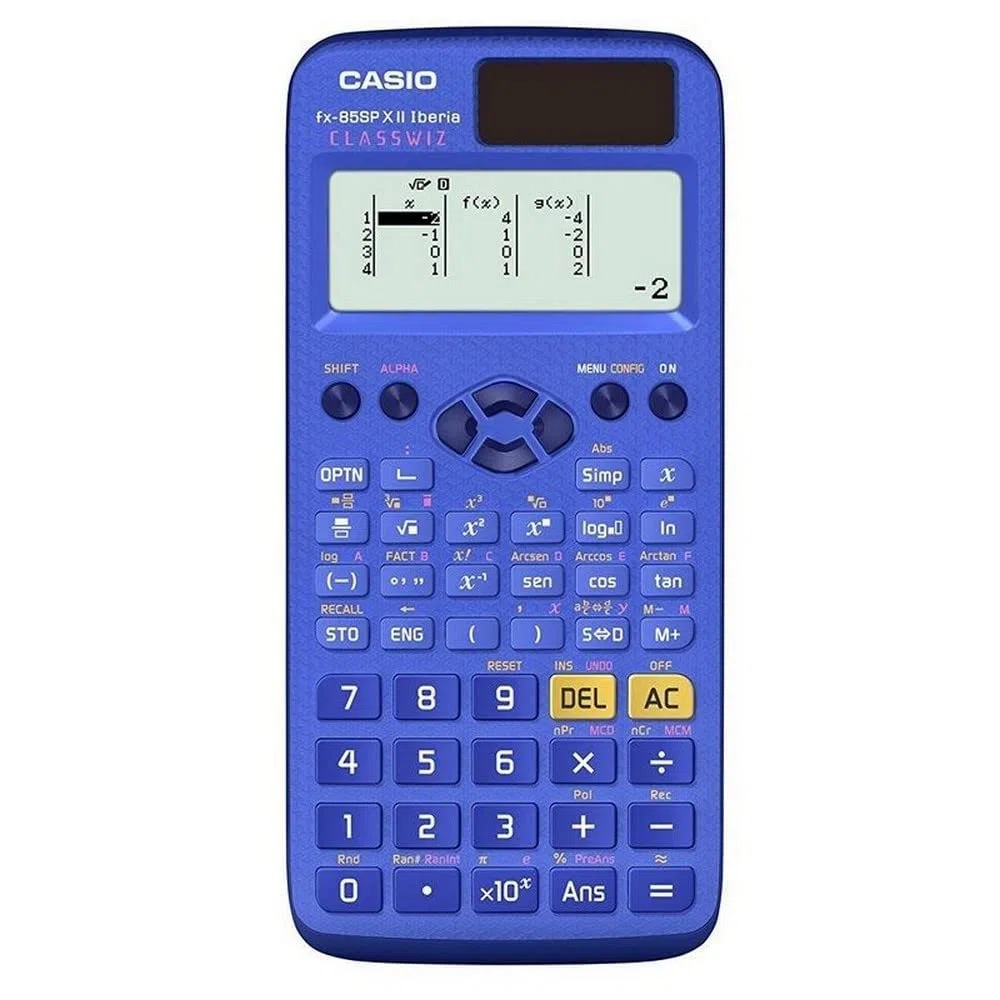 Casio Calculadora científica, Azul, 13.8 x 77 x 165.5 mm