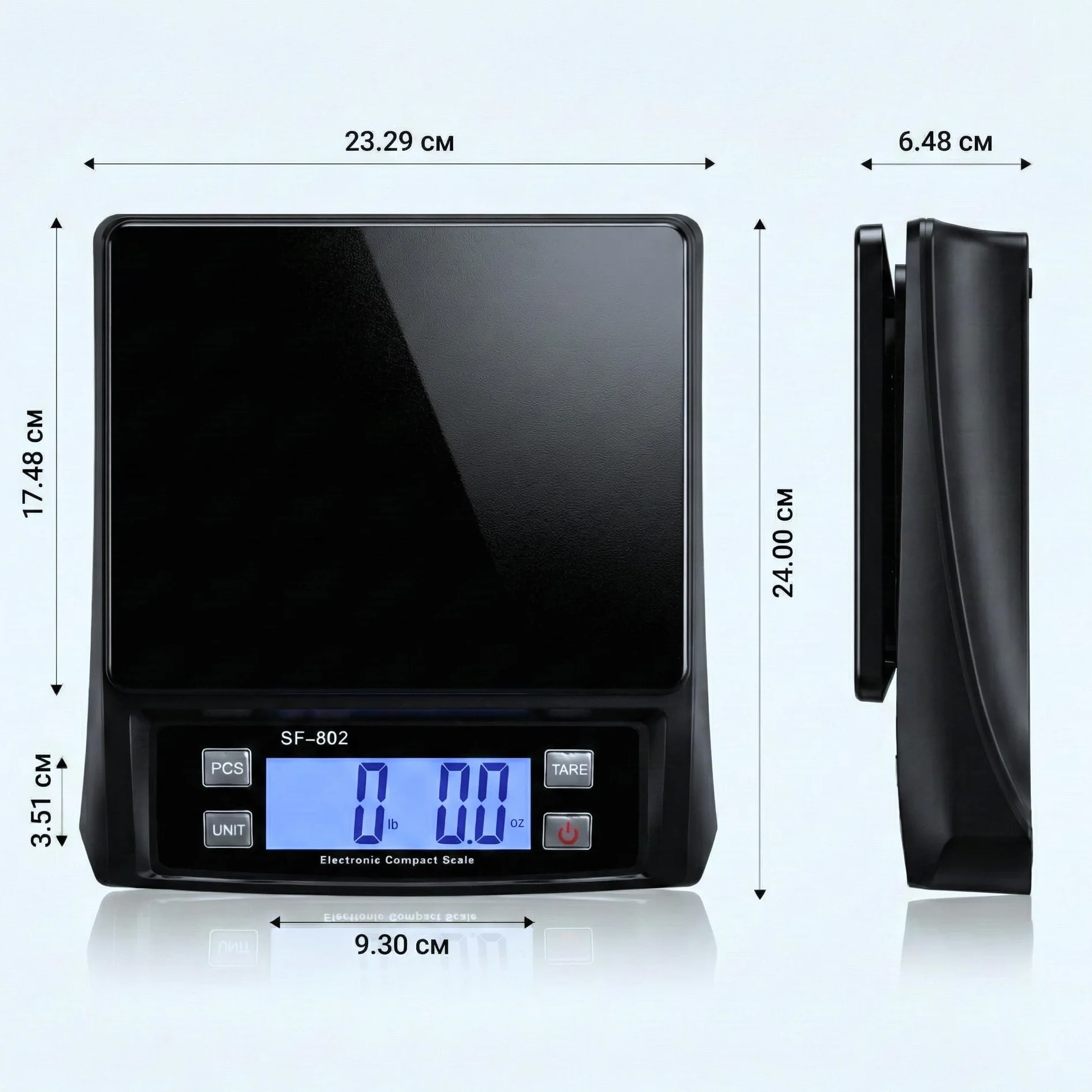Báscula Digital para Paquetes 30kg, Balanza de Envío Postal Profesional