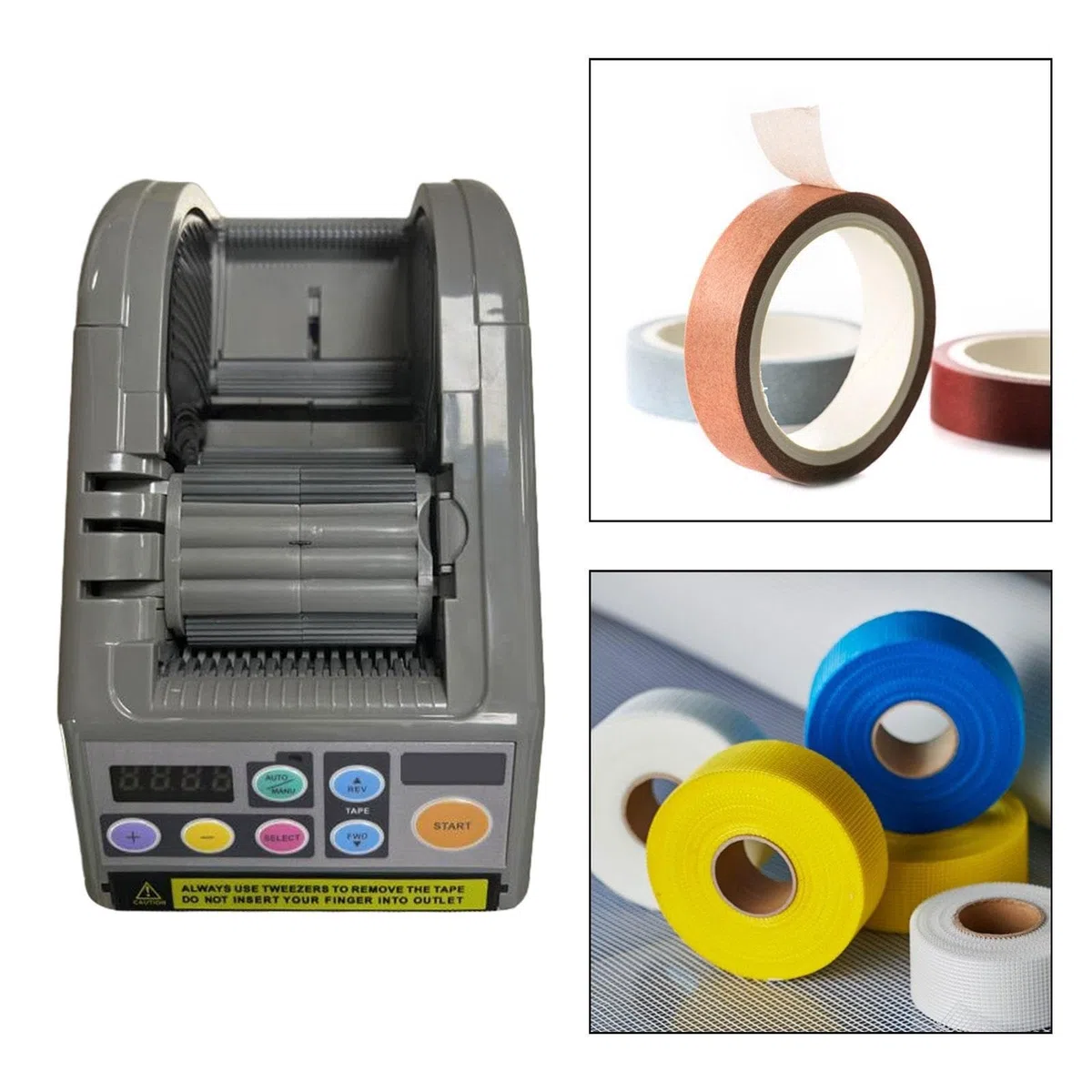 Máquina cortadora automática de cinta, For fibras Fibras Cinta adhesiva Sellado Pegamento de papel Kraft Papel pared