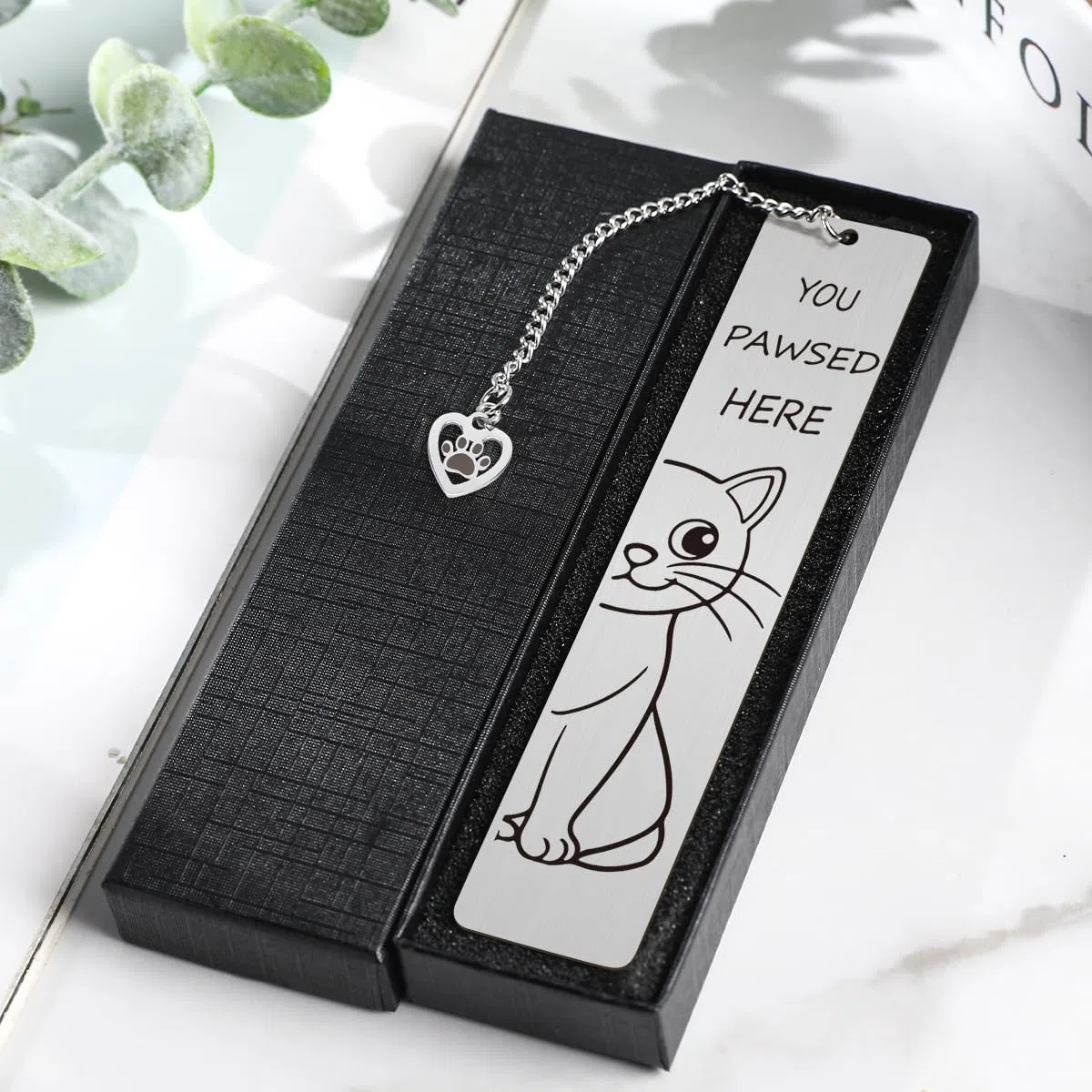 Bonitos regalos para gatos, divertido marcapáginas de metal para leer mujeres, accesorios de libros para niñas amantes de los gatos, regalo de jubilación para mujeres, amantes de los libros,