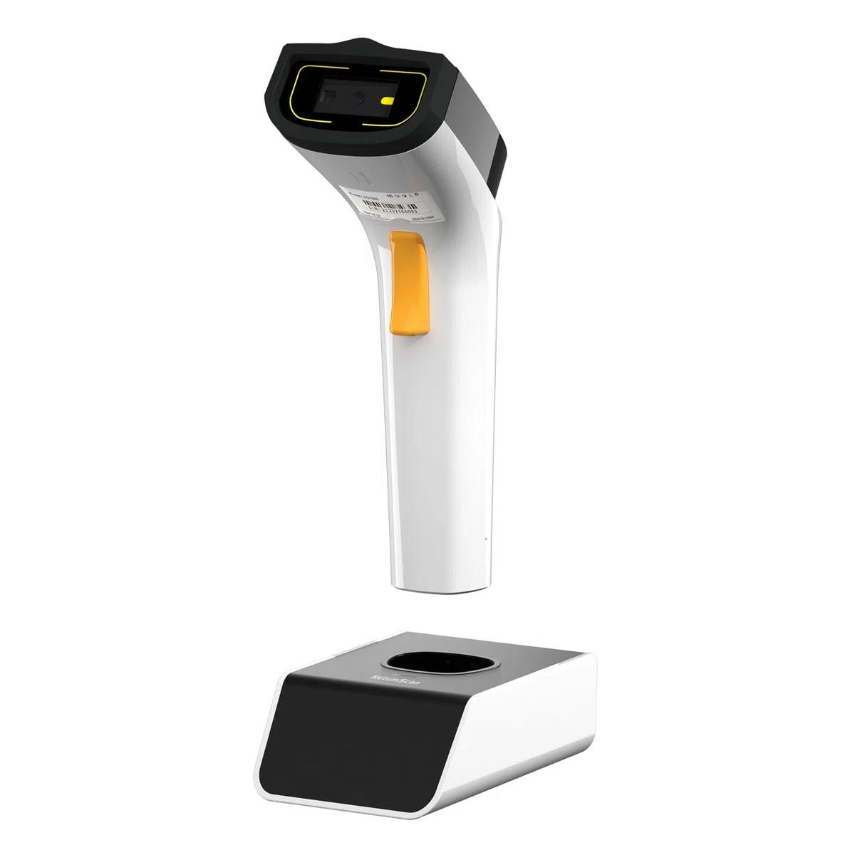NetumScan Escáner automático de códigos 1D/2D y QR inalámbrico Bluetooth/Wi-Fi, TCP/UDP para gestión de inventario POS, compatible con computadora, tableta, iOS